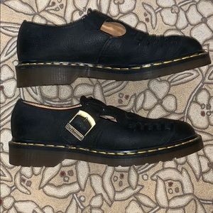 Dr Martens leather Mary Jane Docs boots EUC